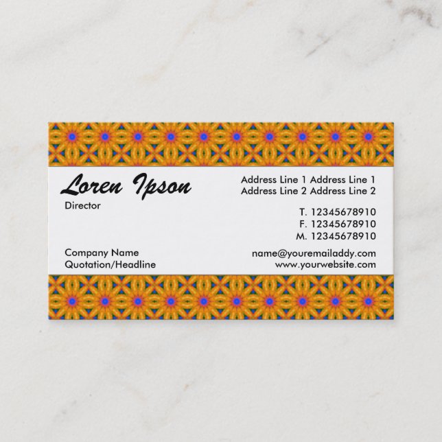 Centre Band 070 Business Card (Front)