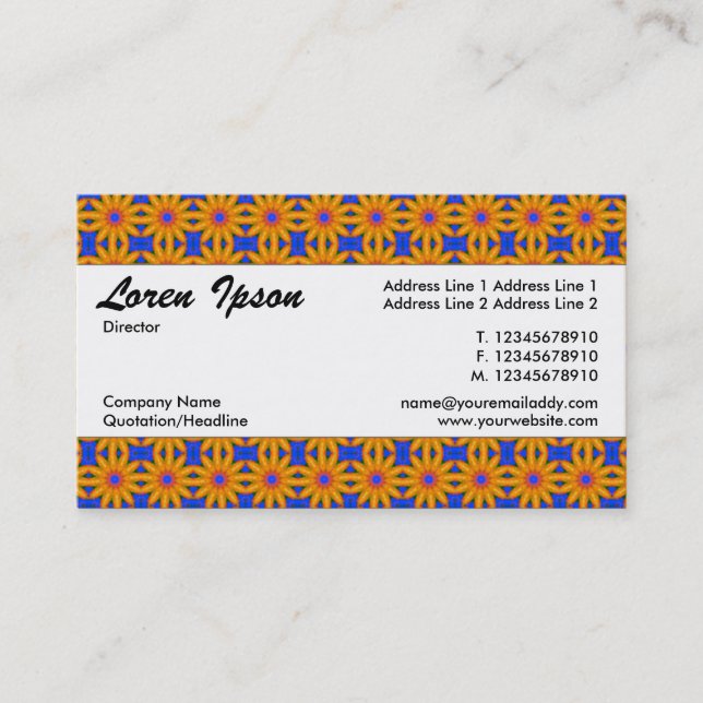 Centre Band 072 Business Card (Front)