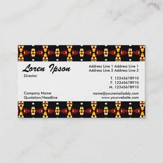 Centre Band 076 Business Card (Front)