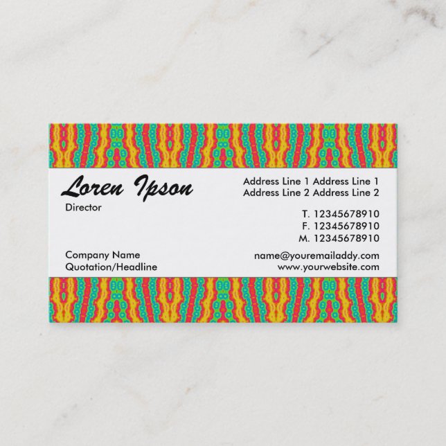 Centre Band 079 Business Card (Front)