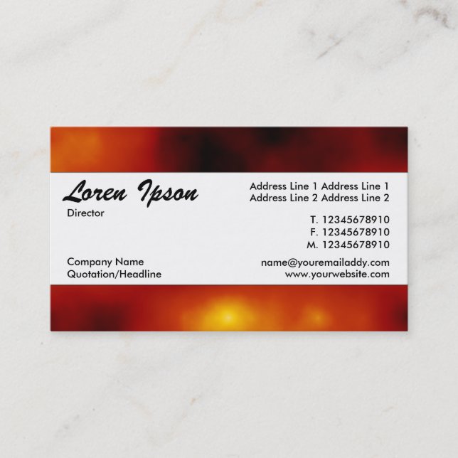 Centre Band 083 Business Card (Front)