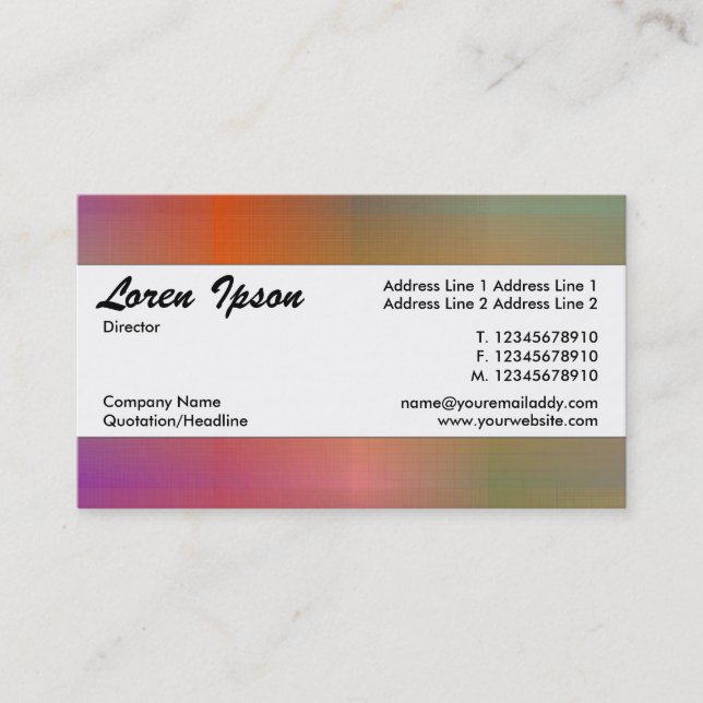 Centre Band 099 Business Card (Front)