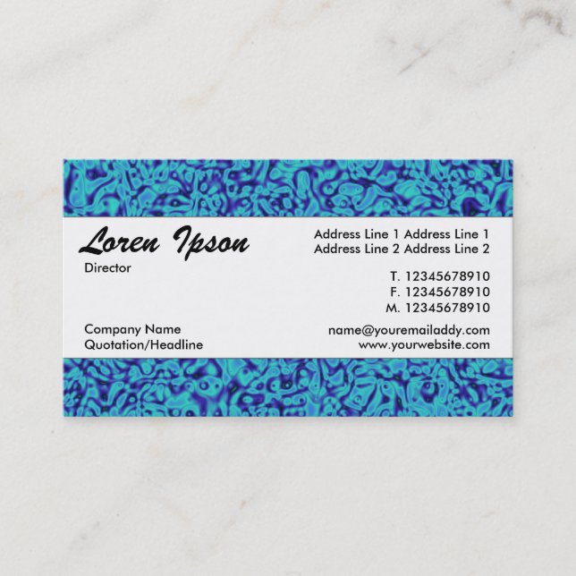 Centre Band 110 Business Card (Front)