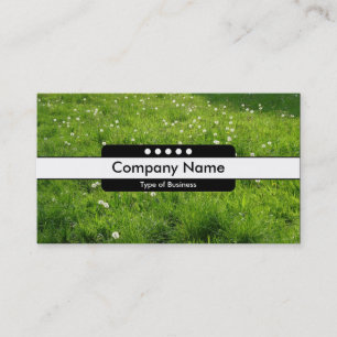 Centre Band 5 Spots - Dandelion Meadow 01 Business Card