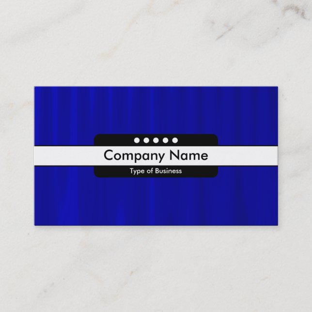 Centre Band 5 Spots - Drapery 05 Business Card (Front)