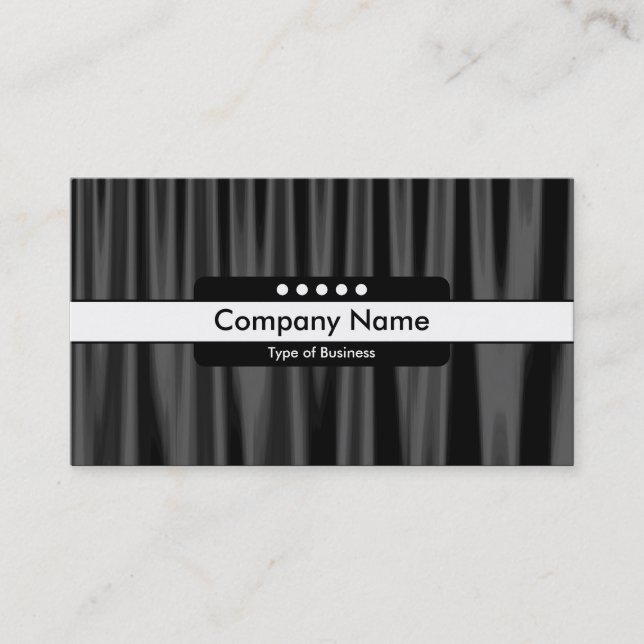 Centre Band 5 Spots - Drapery 07 Business Card (Front)