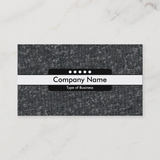 Centre Band 5 Spots - Fine Wool 02 Business Card (Front)