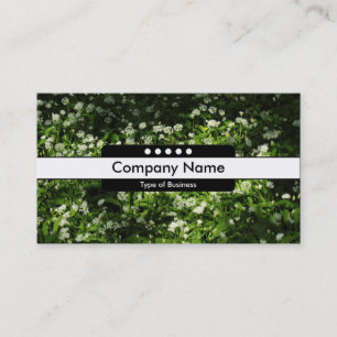Centre Band 5 Spots - Wild Garlic Business Card