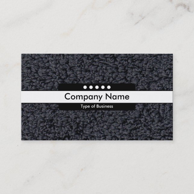 Centre Band 5 Spots - Woolly Carpet Business Card (Front)