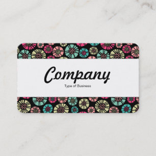 Centre Band  - Abstract Flowers 031023 Business Card