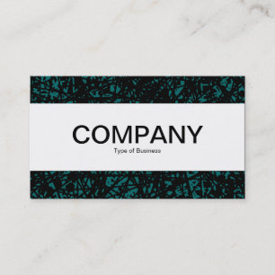Centre Band - Abstract Lines - Moss Green Business Card