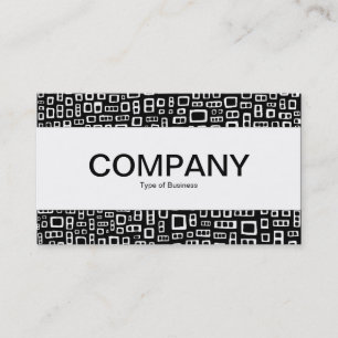 Centre Band  - Abstract Rectangles Business Card