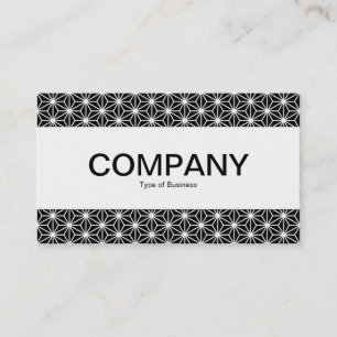 Centre Band - Asanoha Pattern Business Card