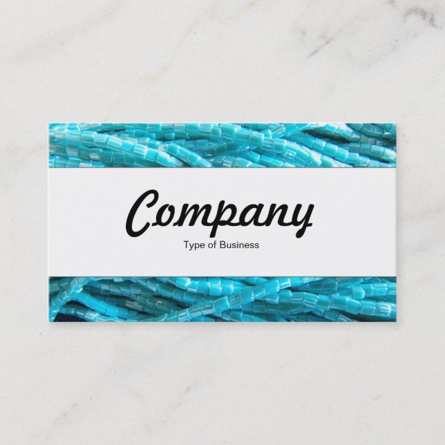 Centre Band  - Bead Braids Business Card (Front)