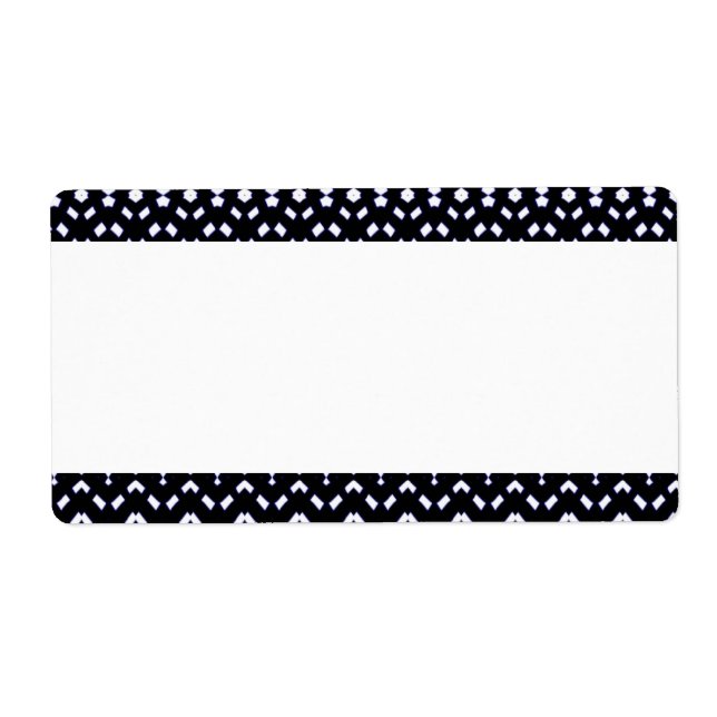Centre Band - Black & White Pattern (Front)