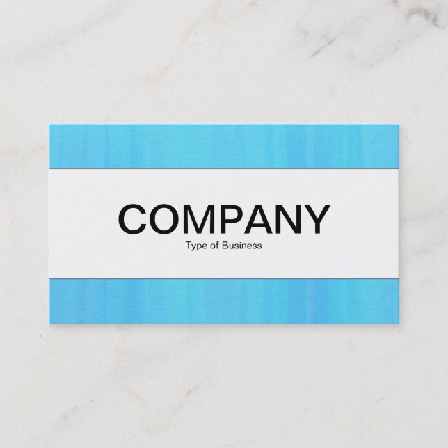 Centre Band - Blue Painted Texture Business Card (Front)