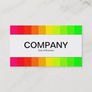 Centre Band - Colour Bars 02 Business Card