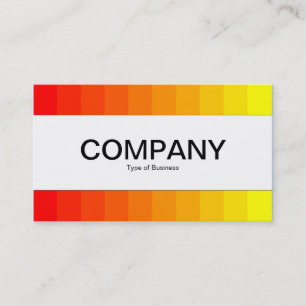 Centre Band  - Colour Transition Business Card