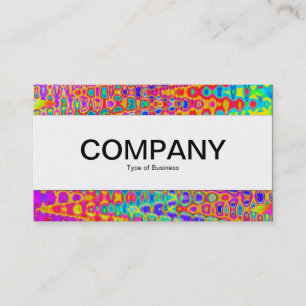 Centre Band  - Colourful Abstract Business Card