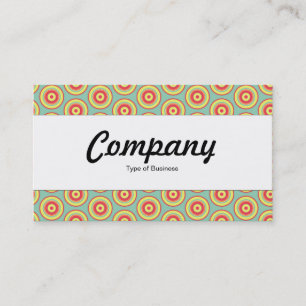 Centre Band - Colourful Circles 01 Business Card