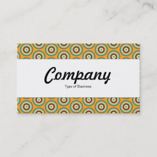 Centre Band  - Colourful Circles 02 Business Card