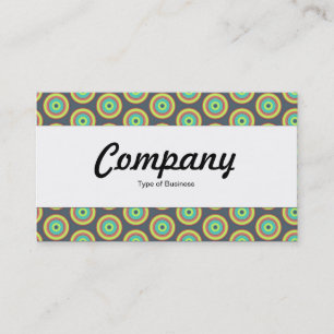 Centre Band  - Colourful Circles 04 Business Card