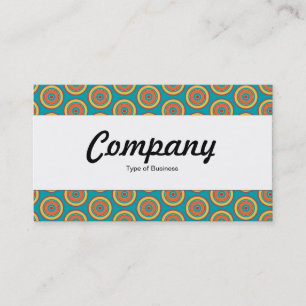 Centre Band  - Colourful Circles 05 Business Card