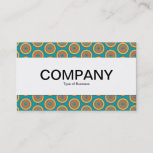 Centre Band  - Colourful Circles 05 Business Card