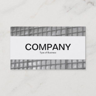 Centre Band - Glass Wall 03 - Black and White Business Card