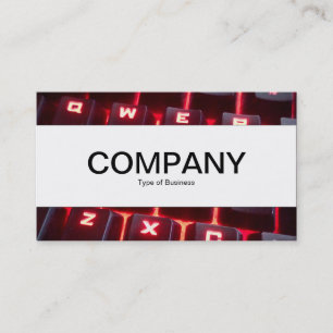 Centre Band - Glowing Keyboard Business Card