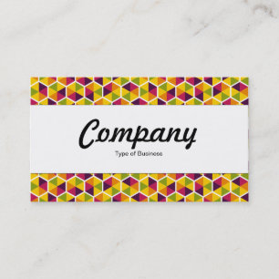 Centre Band  - Hexagon Pattern 01 Business Card