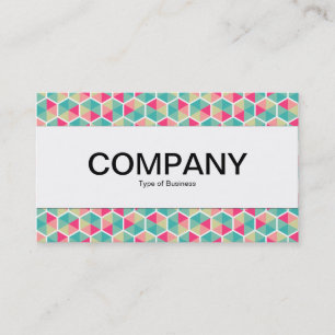 Centre Band  - Hexagon Pattern 02 Business Card