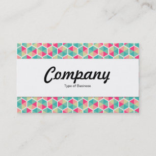 Centre Band  - Hexagon Pattern 02 Business Card