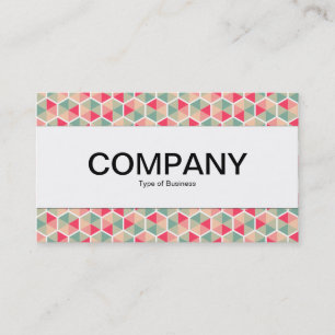 Centre Band  - Hexagon Pattern 04 Business Card