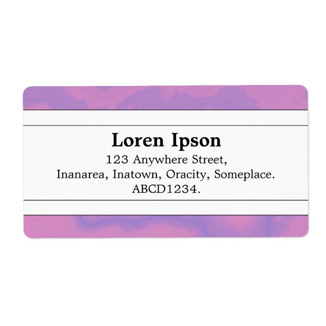 Centre Band II - Lilac Marble (Front)