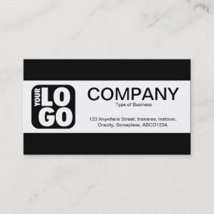 Centre Band (Logo) - Black Business Card
