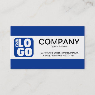 Centre Band (Logo) - Blue 013392 Business Card