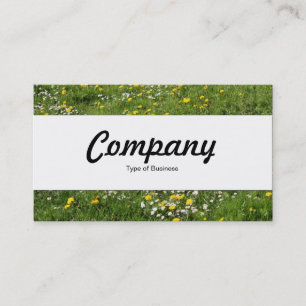 Centre Band  - Meadow Flowers Business Card