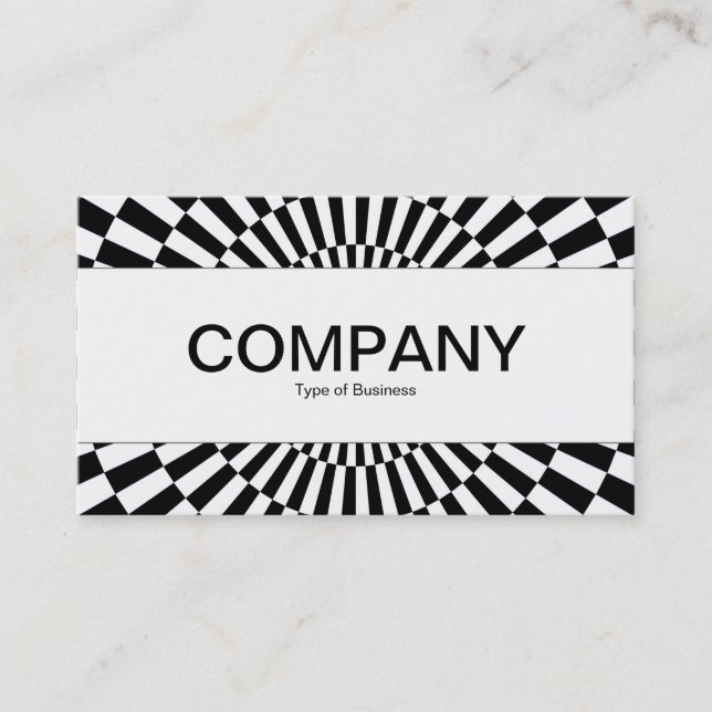Centre Band  - Op Art 01 Business Card (Front)