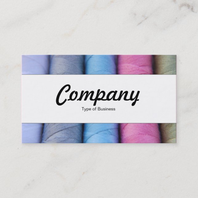 Centre Band  - Reels of Cotton Business Card (Front)