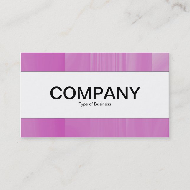 Centre Band  - Rose Tinted Glass Works Business Card (Front)