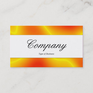 Centre Band - Script - Fractal Flames Business Card