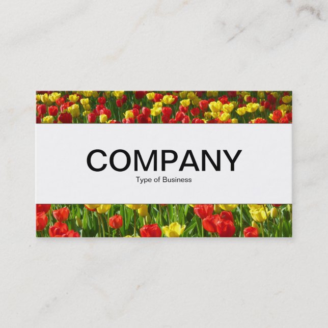 Centre Band  - Sea of Tulips III Business Card (Front)