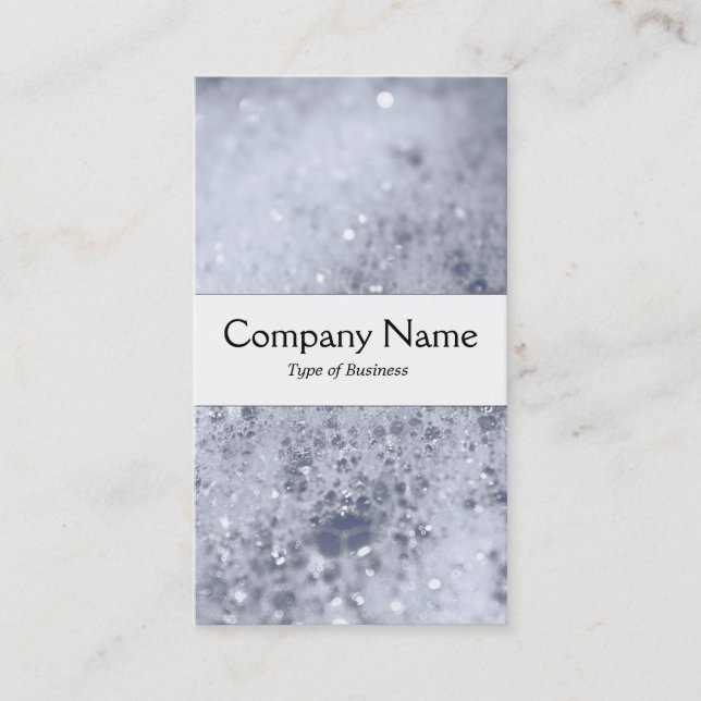Centre Band - Soap Bubbles 02 Business Card (Front)