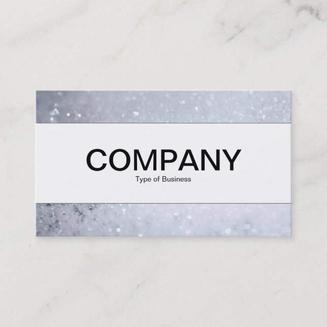 Centre Band  - Soap Bubbles Business Card (Front)