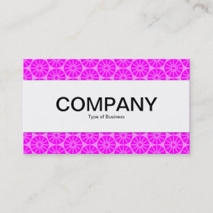 Centre Band - Star Wheel - Shades of Magenta Business Card