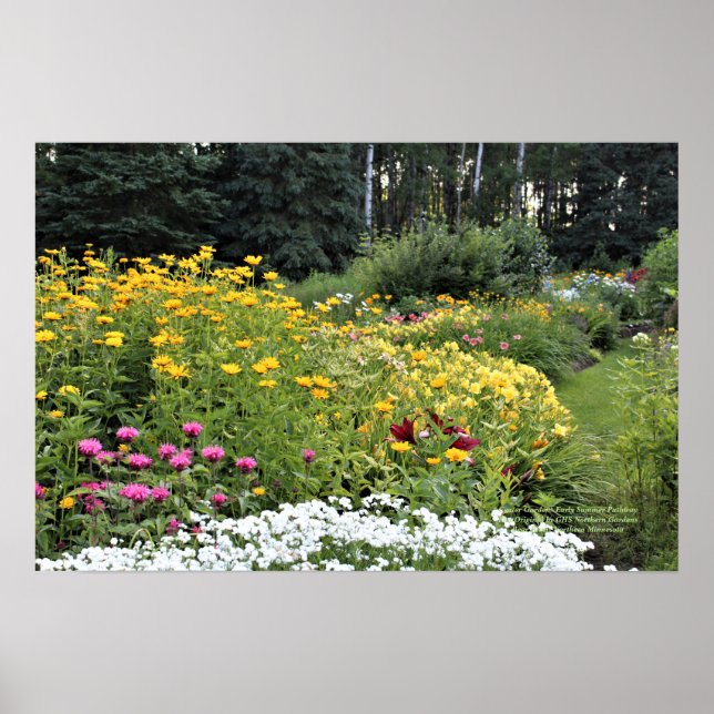 Centre Early Summer Gardens Pathway Poster (Front)