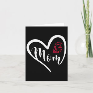 Centre Grove Trojans Logo Heart Mum Hs Card