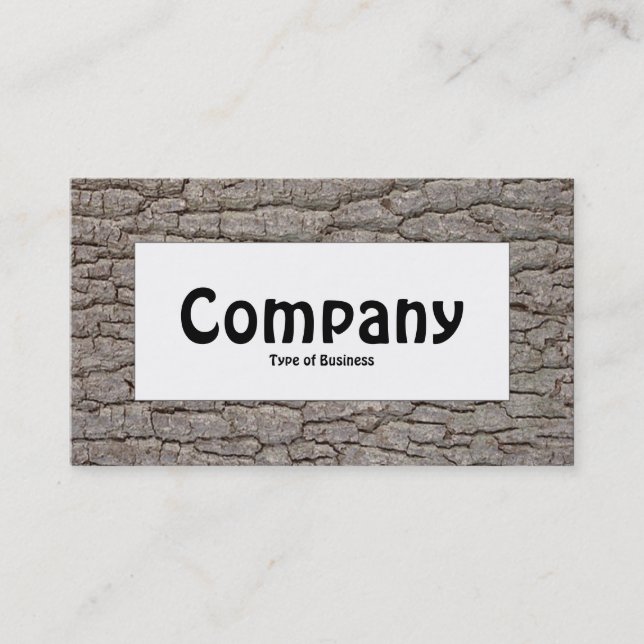 Centre Label - Bark 01 Business Card (Front)