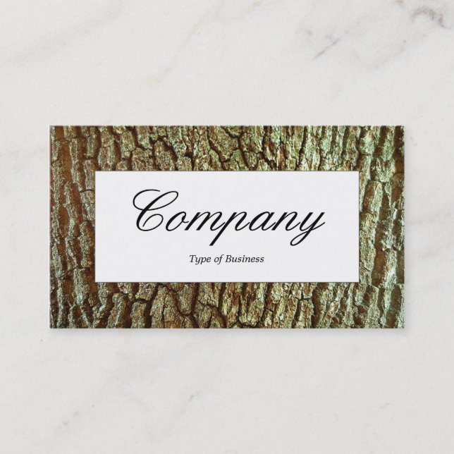 Centre Label - Bark 03 Business Card (Front)